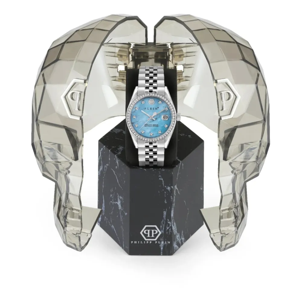 DAMES Philipp Plein Date Superlative Zilveren Horloge