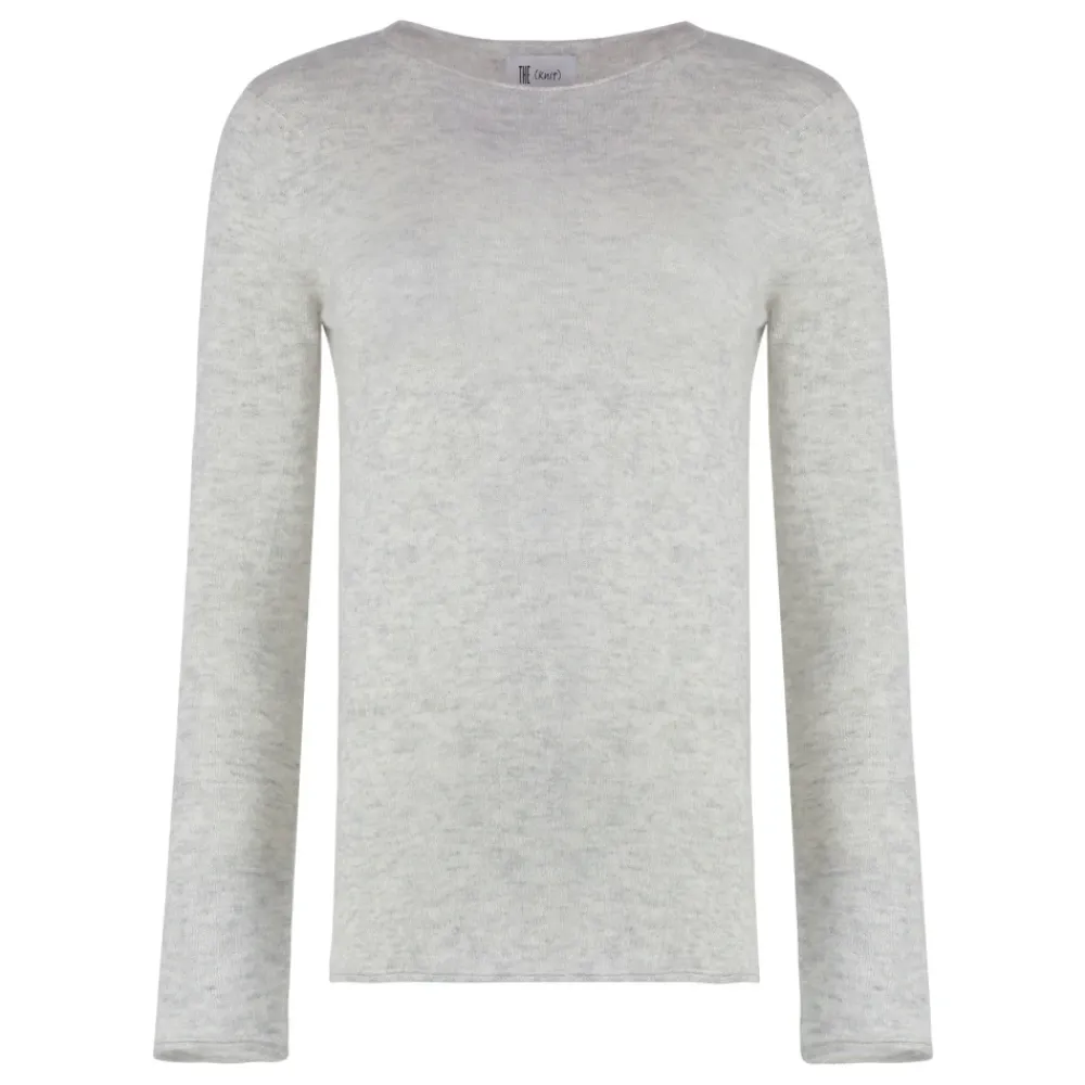 DAMES THE (Alphabet) DE (Gebreide) Zijde-cashmere Pullover