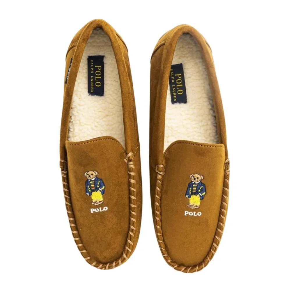 Heren Ralph Lauren Declan Bear Pantoffels