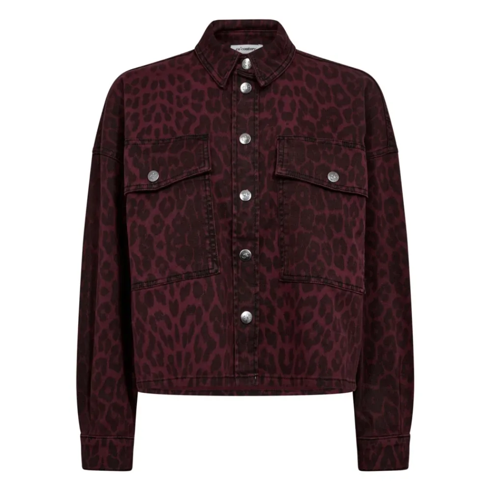 DAMES Co'Couture Denim Crop Shirt Blouse