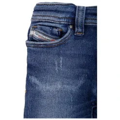 Diesel Broeken & Jeans^Denim Five-Pocket Jeans met Verstelbare Taille