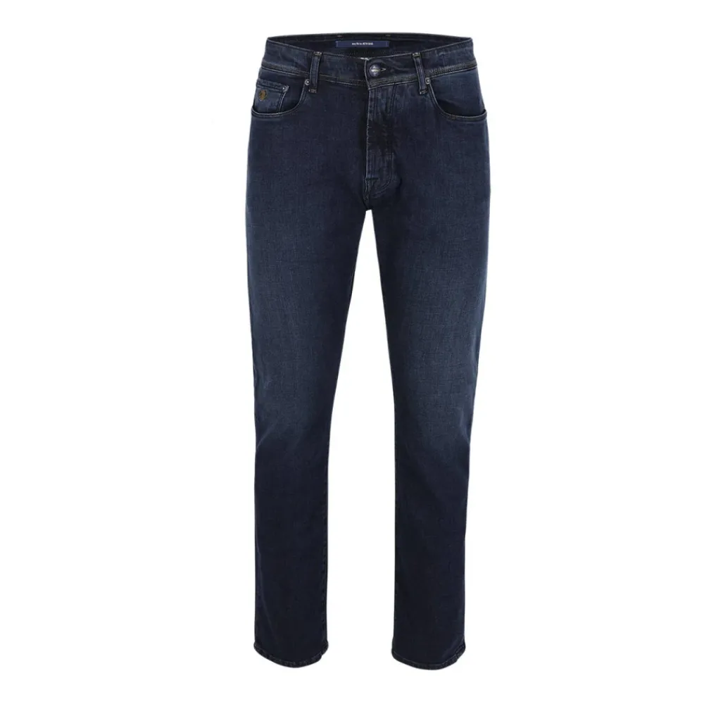Heren Atelier Noterman Denim Jeans in Rustiek Groen