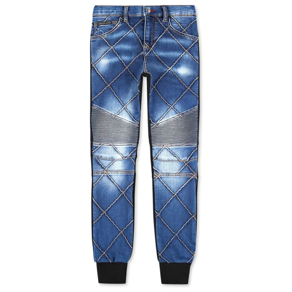 Philipp Plein Broeken & Jeans^Denim Joggingbroek