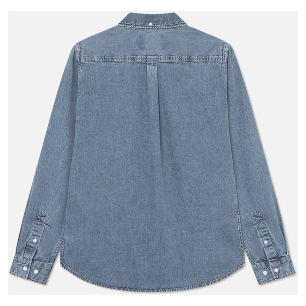 Heren Les Deux Denim overhemd met knopen