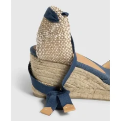 DAMES Castañer Sleehakken^Denim Sleehakken