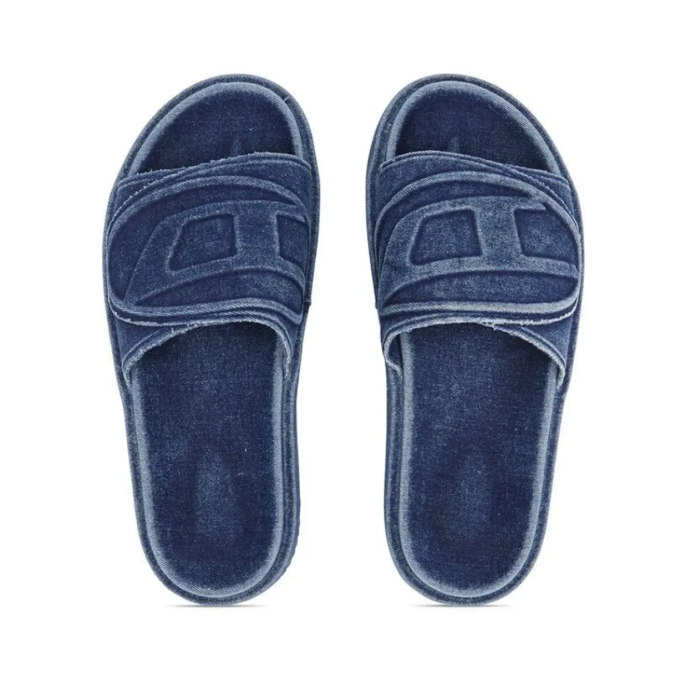 Heren Diesel Denim Slides