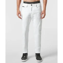 Heren Philipp Plein Jeans^Denim Trousers Detroit Fit Hexagon