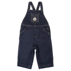 Moncler Denim tuinbroek met elastische bretels