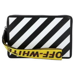 DAMES Off White Diag Schoudertas