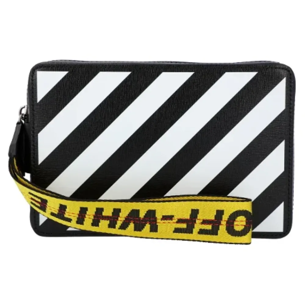 DAMES Off White Diag Schoudertas