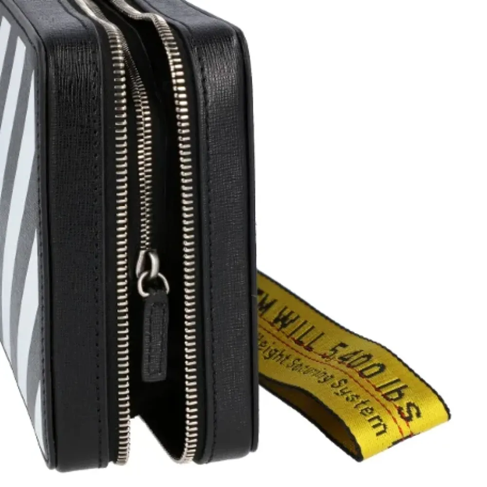 DAMES Off White Diag Schoudertas