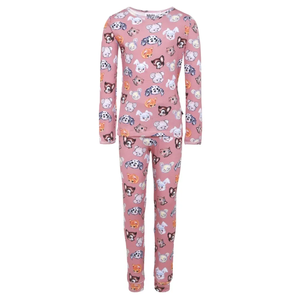 Molo Dierenprint Katoenen Pyjamaset
