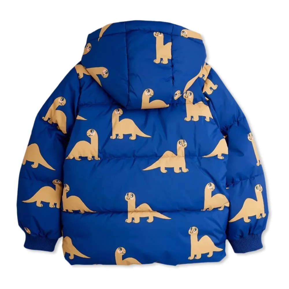 Mini Rodini Dinos Hooded Puffer Jacket