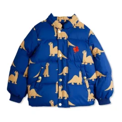 Mini Rodini Dinos Hooded Puffer Jacket