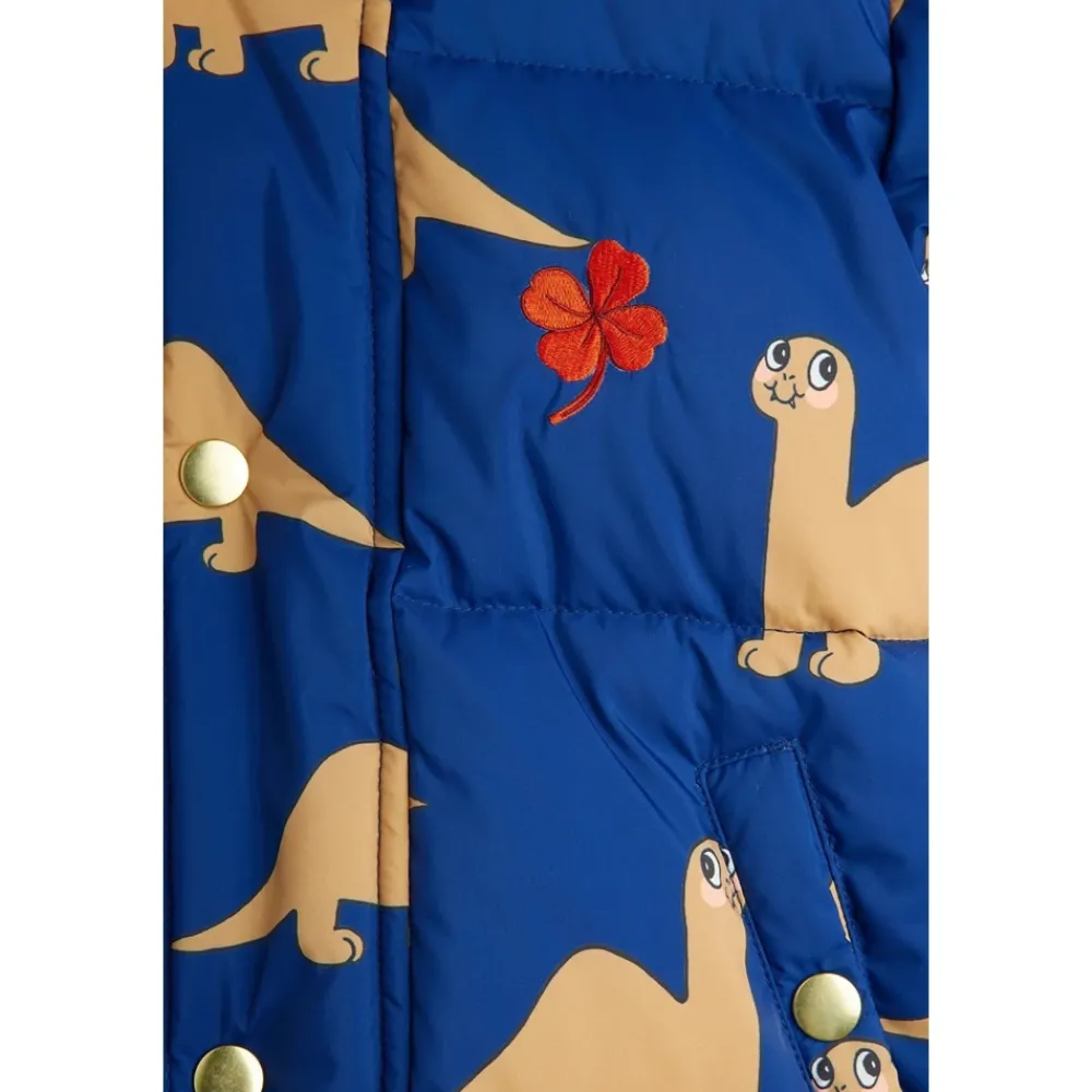 Mini Rodini Dinos Hooded Puffer Jacket