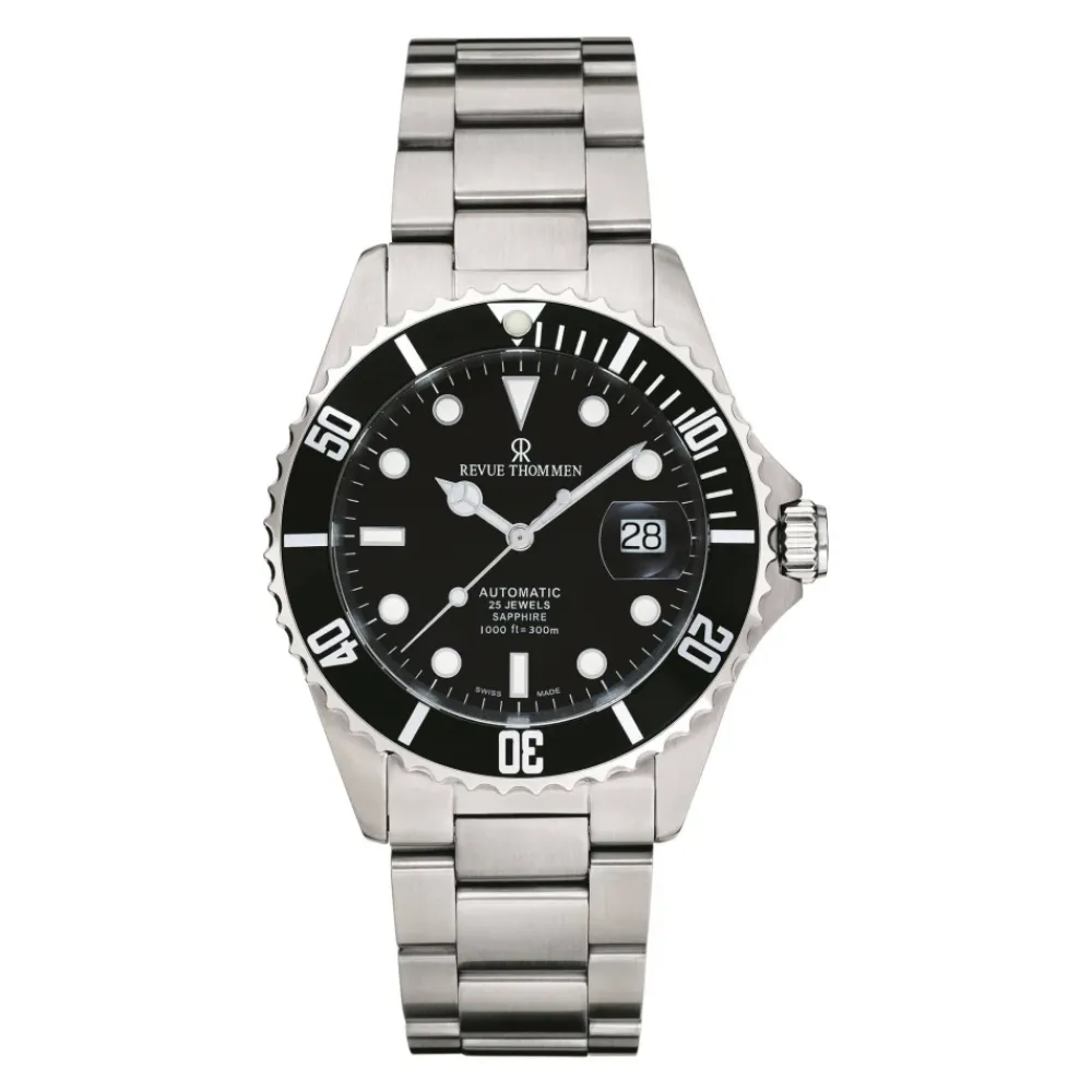 Heren Revue Thommen Horloges^Diver Automatisch Roestvrijstalen Horloge