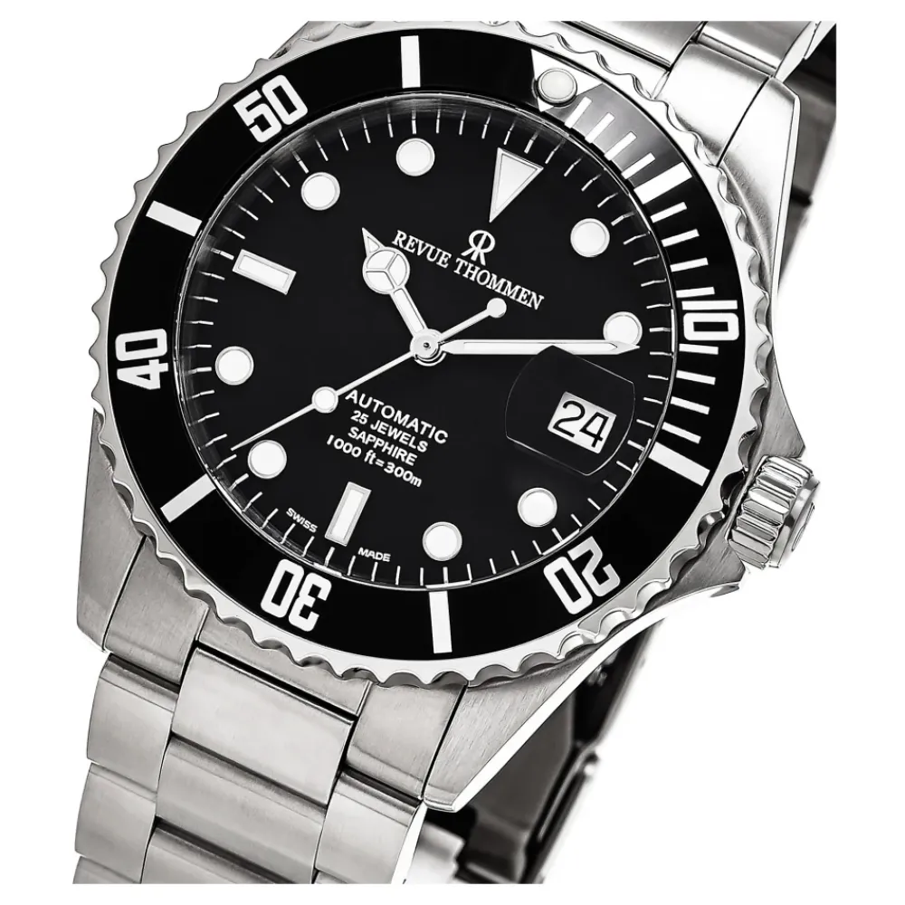 Heren Revue Thommen Horloges^Diver Automatisch Roestvrijstalen Horloge
