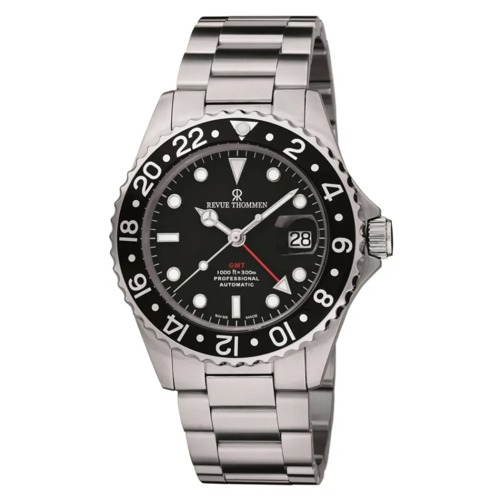 Heren Revue Thommen Diver GMT Automatisch Duikhorloge