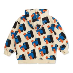 Bobo Choses Bovenkleding^Doggy Mate All Over Zipped Hoodie