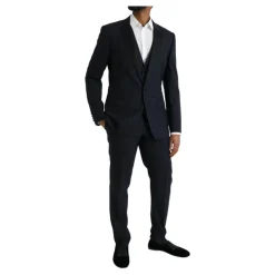 Heren Dolce & Gabbana Kostuums^Donker Wol 3-Delig Pak