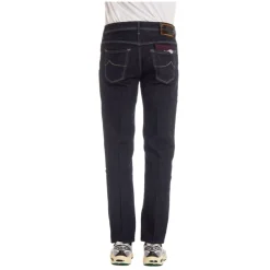 Heren Jacob Cohën Donkere Slim Fit Jeans