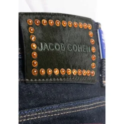 Heren Jacob Cohën Donkere Slim Fit Jeans