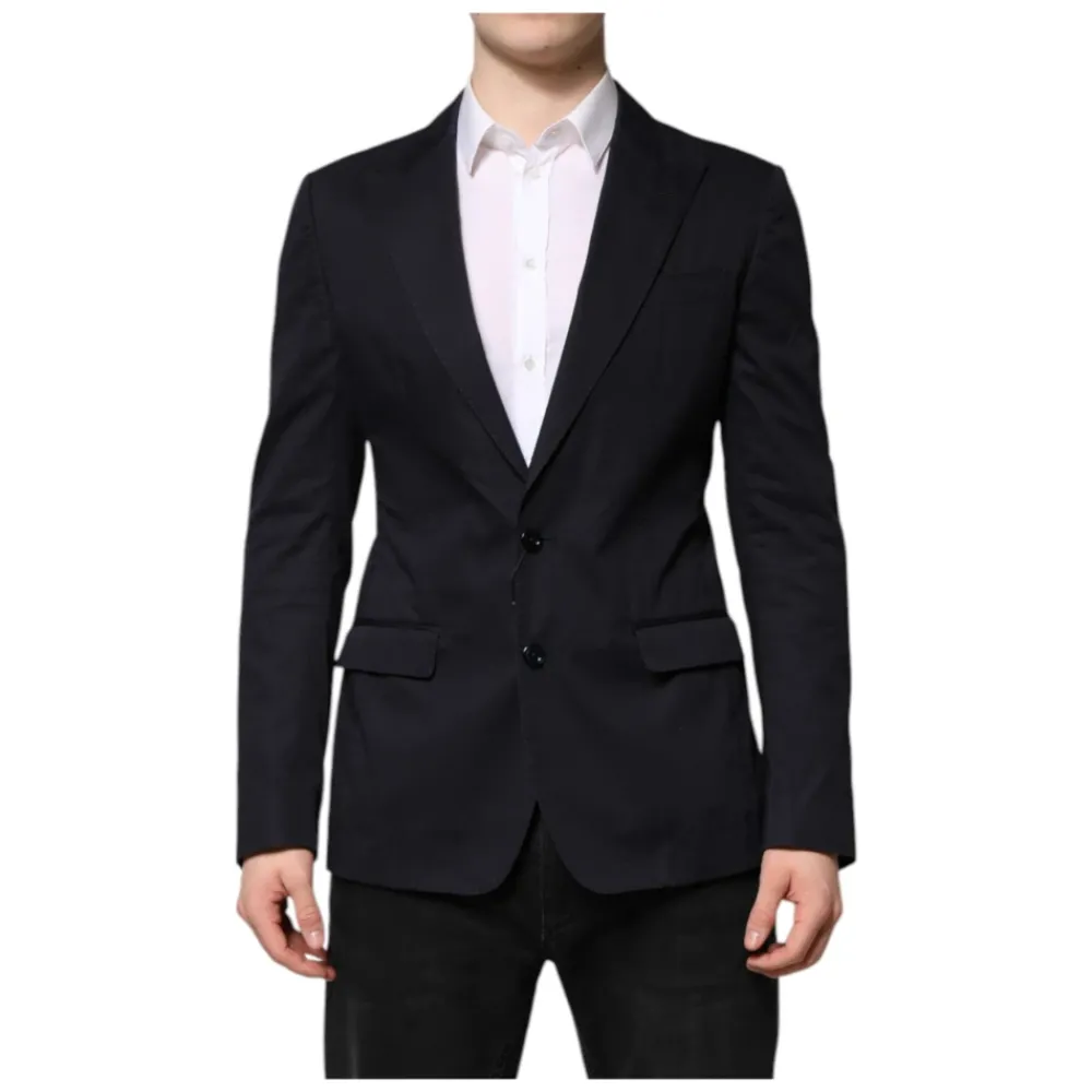 Heren Dolce & Gabbana Donkere TAORMINA Blazer Jas