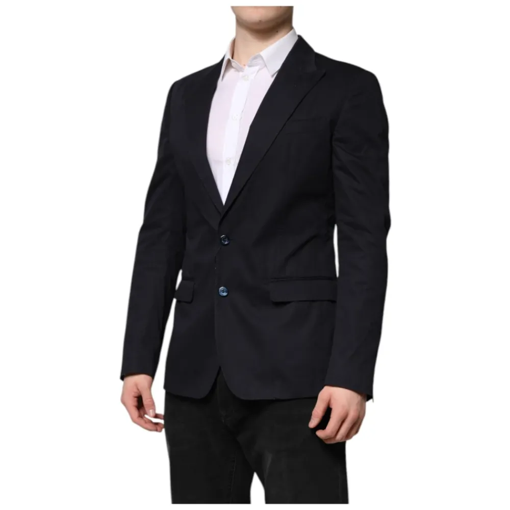 Heren Dolce & Gabbana Donkere TAORMINA Blazer Jas