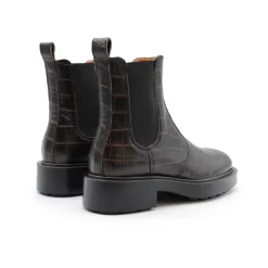 DAMES Copenhagen Studios Donkere Chelsea Leren Laarzen