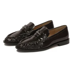 DAMES Kazar Studio Loafers^Donkere halfhoge laarzen met een dwarse streep