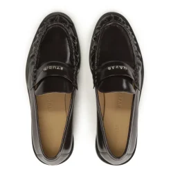 DAMES Kazar Studio Loafers^Donkere halfhoge laarzen met een dwarse streep