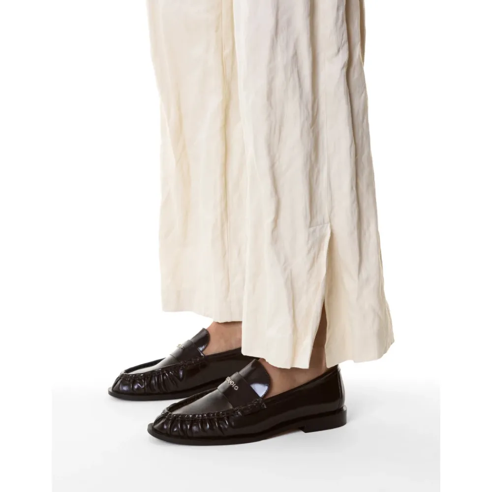 DAMES Kazar Studio Loafers^Donkere halfhoge laarzen met een dwarse streep