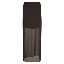 DAMES Neo Noir Donkere Mesh Top