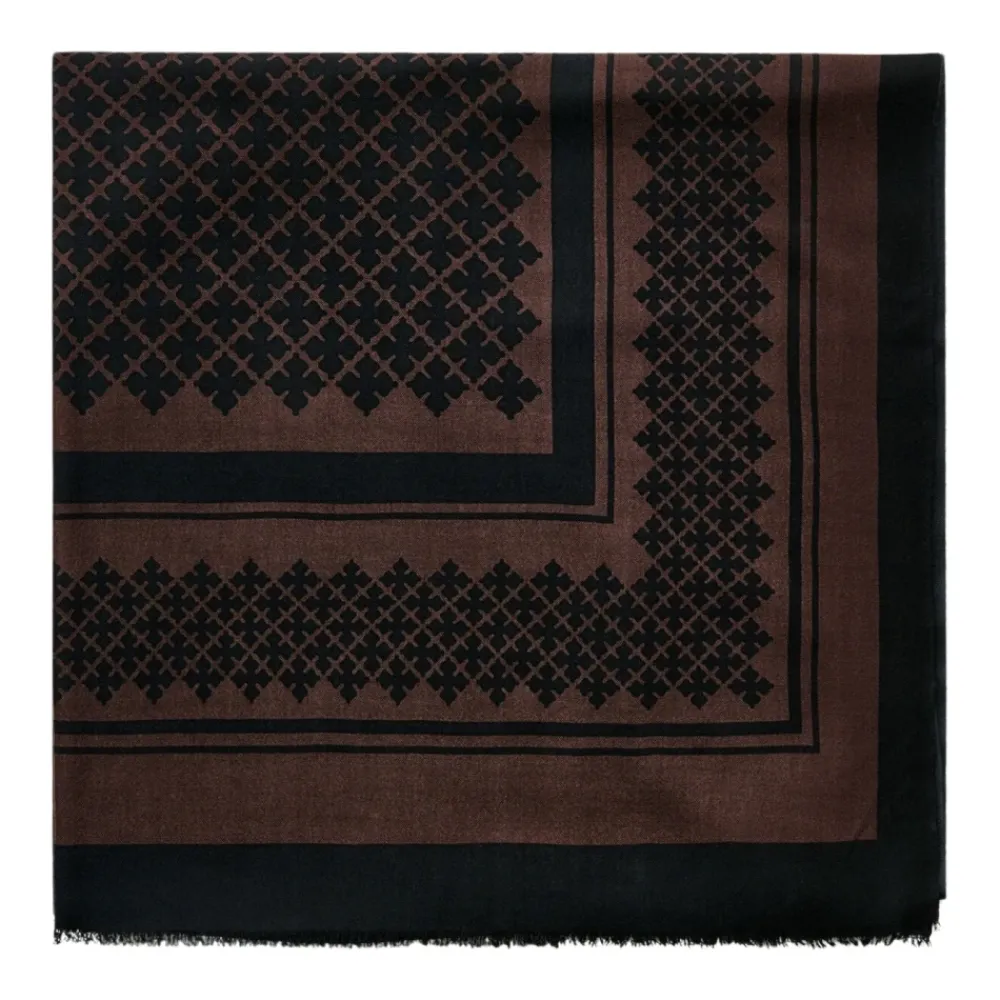 DAMES By Malene Birger Donkere Chocolade Wollen Sjaal