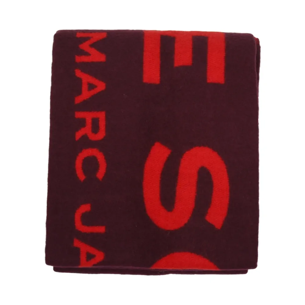 DAMES Marc Jacobs Donkere pruim wintersjaal voor vrouwen