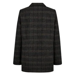 DAMES Co'Couture Jassen^Donkergrijze Blazer Jas - Stijlvol