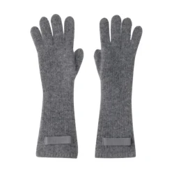 DAMES Jacquemus Handschoenen|Handschoenen^Donkergrijze Grosgrain Handschoenen