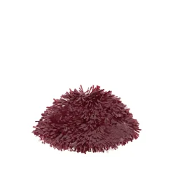 DAMES Alanui Hoeden^Donkerrode Pailletten Cape