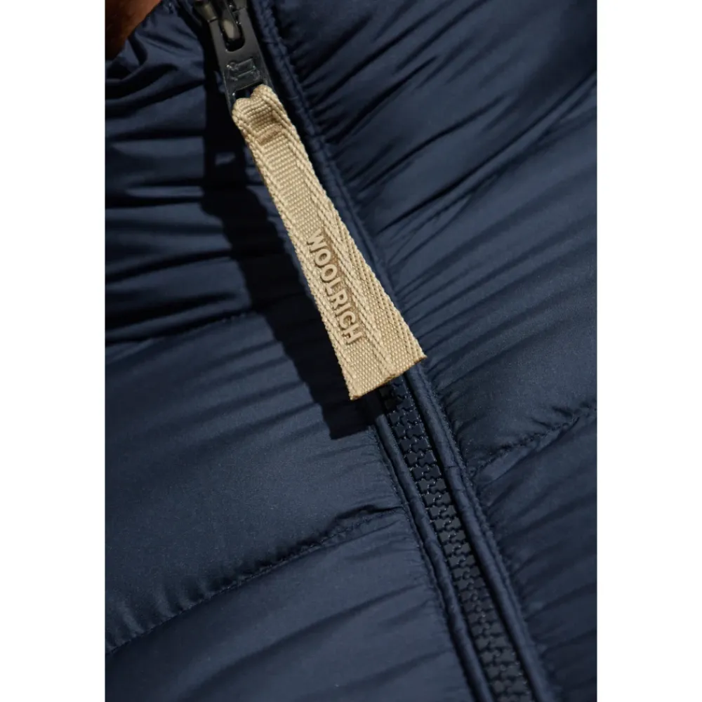 Heren Woolrich Donsjack met opstaande kraag