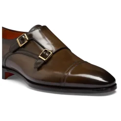 Heren Santoni Instappers & Slip Ons|Nette Schoenen^Double Monk Strap Schoen