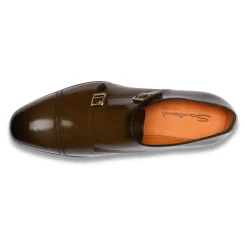 Heren Santoni Instappers & Slip Ons|Nette Schoenen^Double Monk Strap Schoen