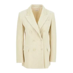 DAMES P.A.R.O.S.H. Jassen^Double-breasted Corduroy Jacket