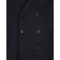 Heren Stone Island Double-breasted Pea Coat