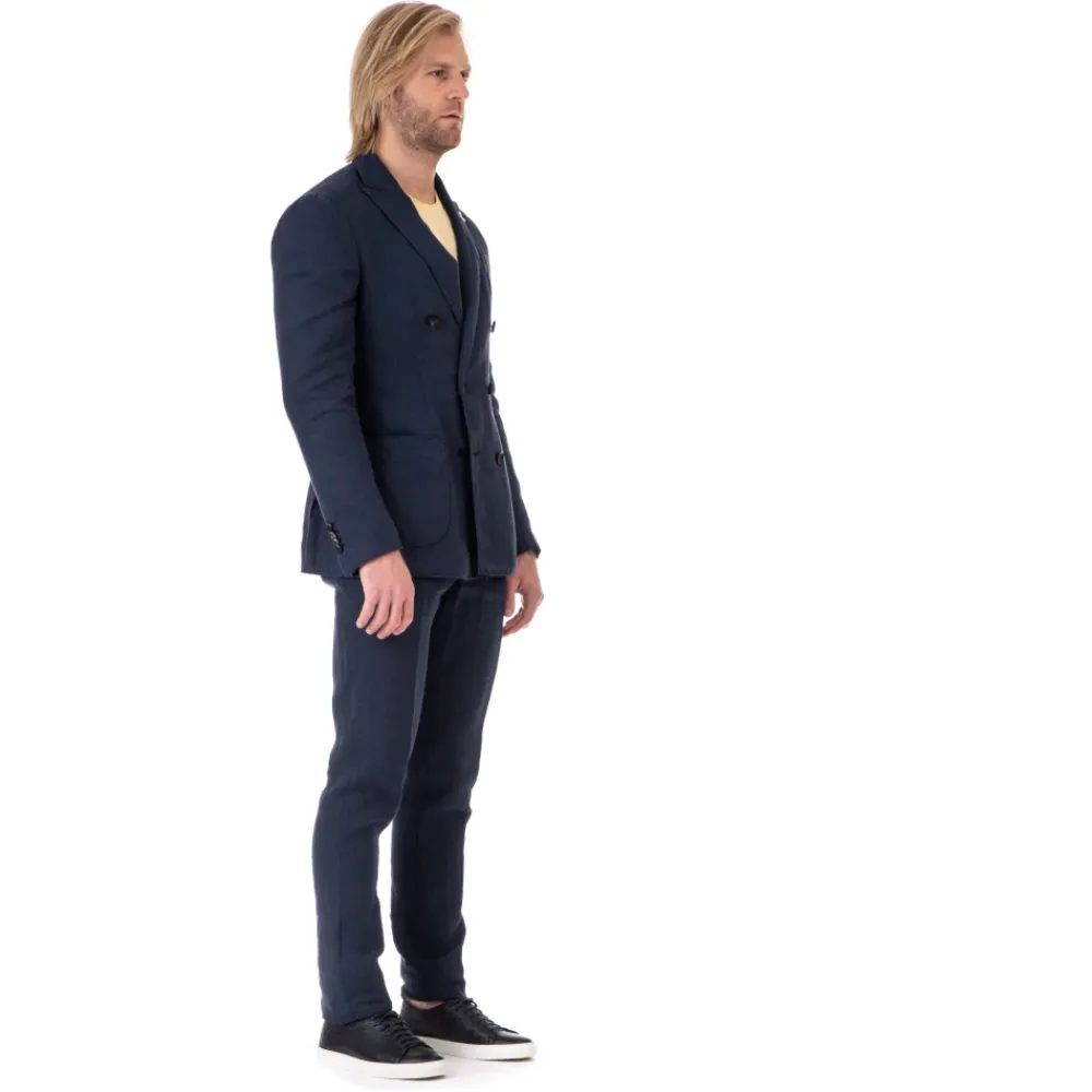 Heren Lardini Double-Breasted Suit Set