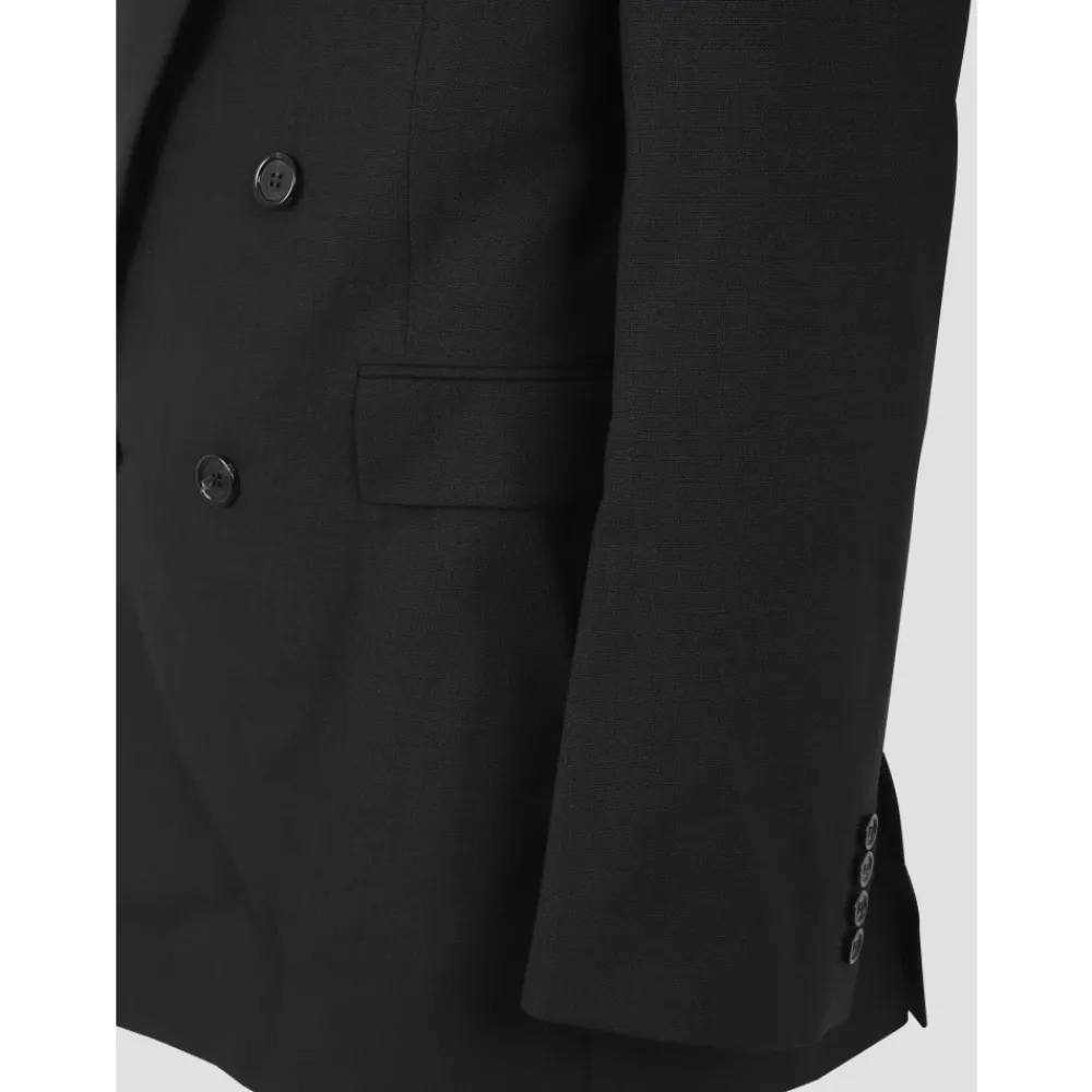 Heren Saint Laurent Double-breasted wollen jas