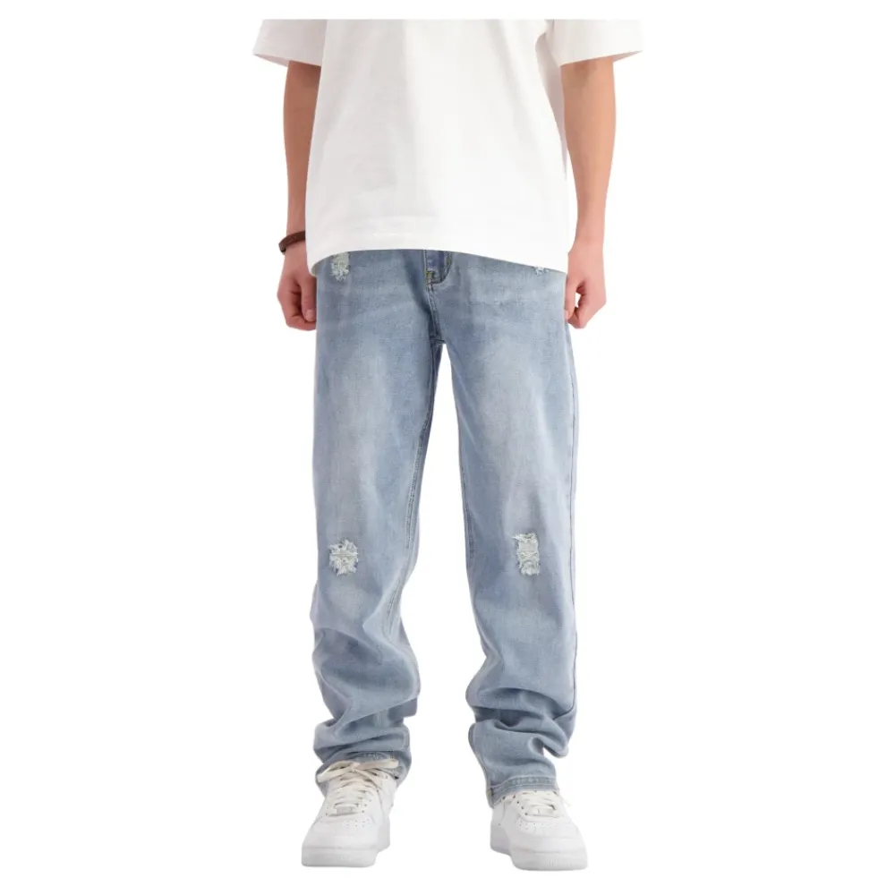 Black Bananas Broeken & Jeans^Dribble Straight Fit Denim
