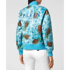 DAMES Philipp Plein Jassen^Duchesse Bomber Pineapple Skies