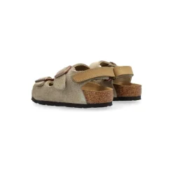 Birkenstock Duifgrijze Sandalen met Gespbanden