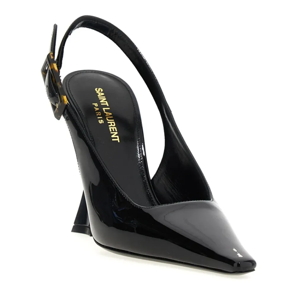DAMES Saint Laurent Dune leren slingback pumps