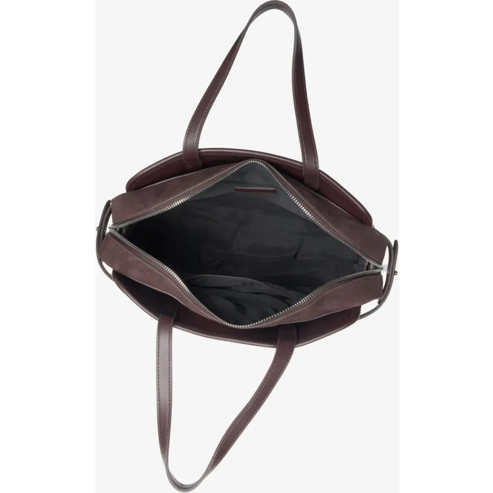 DAMES Estro Echt Lederen Tote Handtas